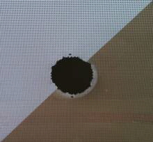 Metallplatte nachher